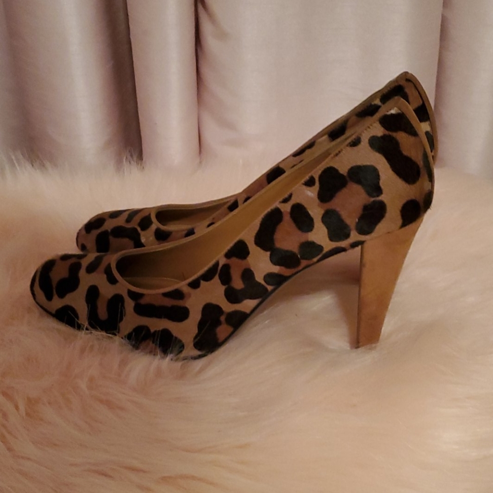 Stuart Weitzman leopard pumps